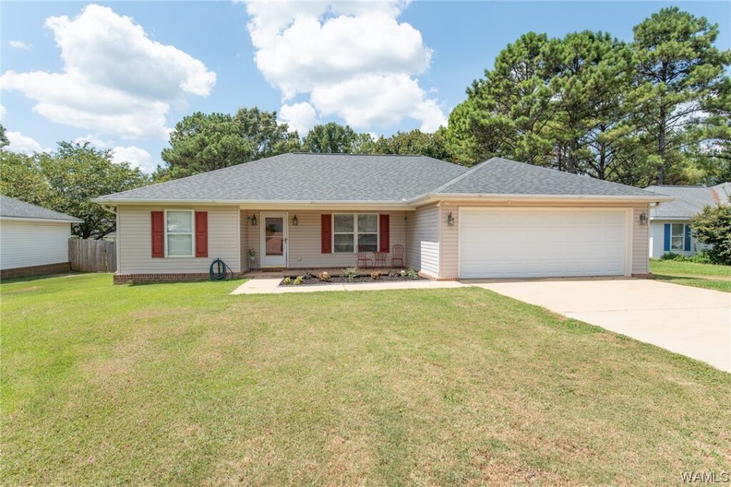 One-story single family home in Central Alabama