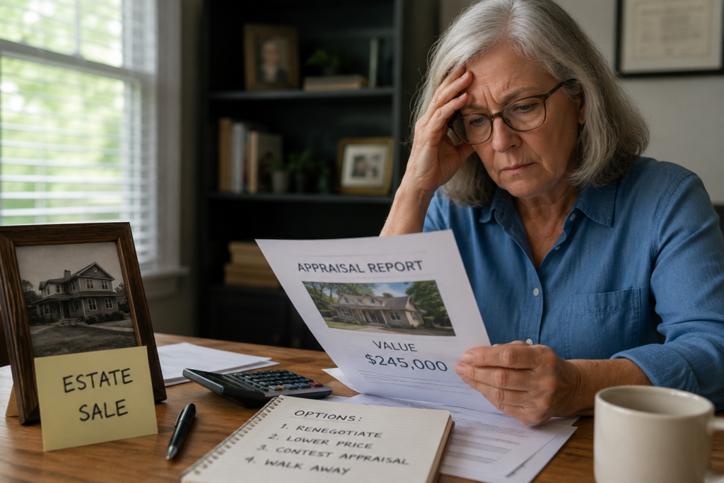 Retiree is concerned over low appraisal report